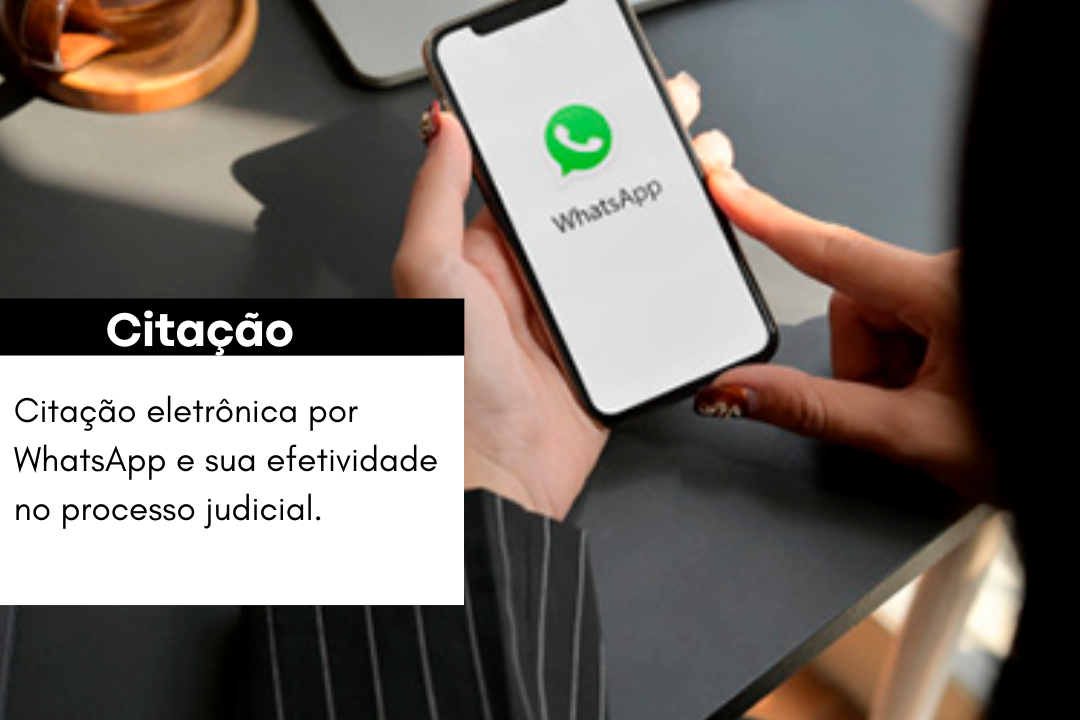 A citação eletrônica por WhatsApp